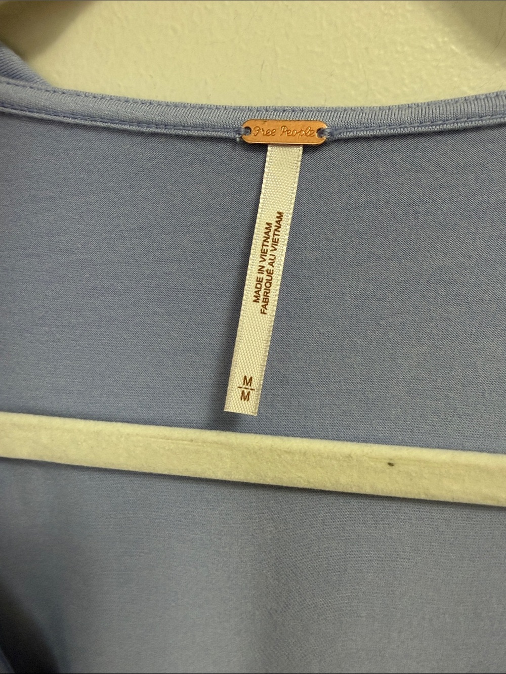 Free People ruffle V-neck tank top in lilac blue - Picture 6 of 8